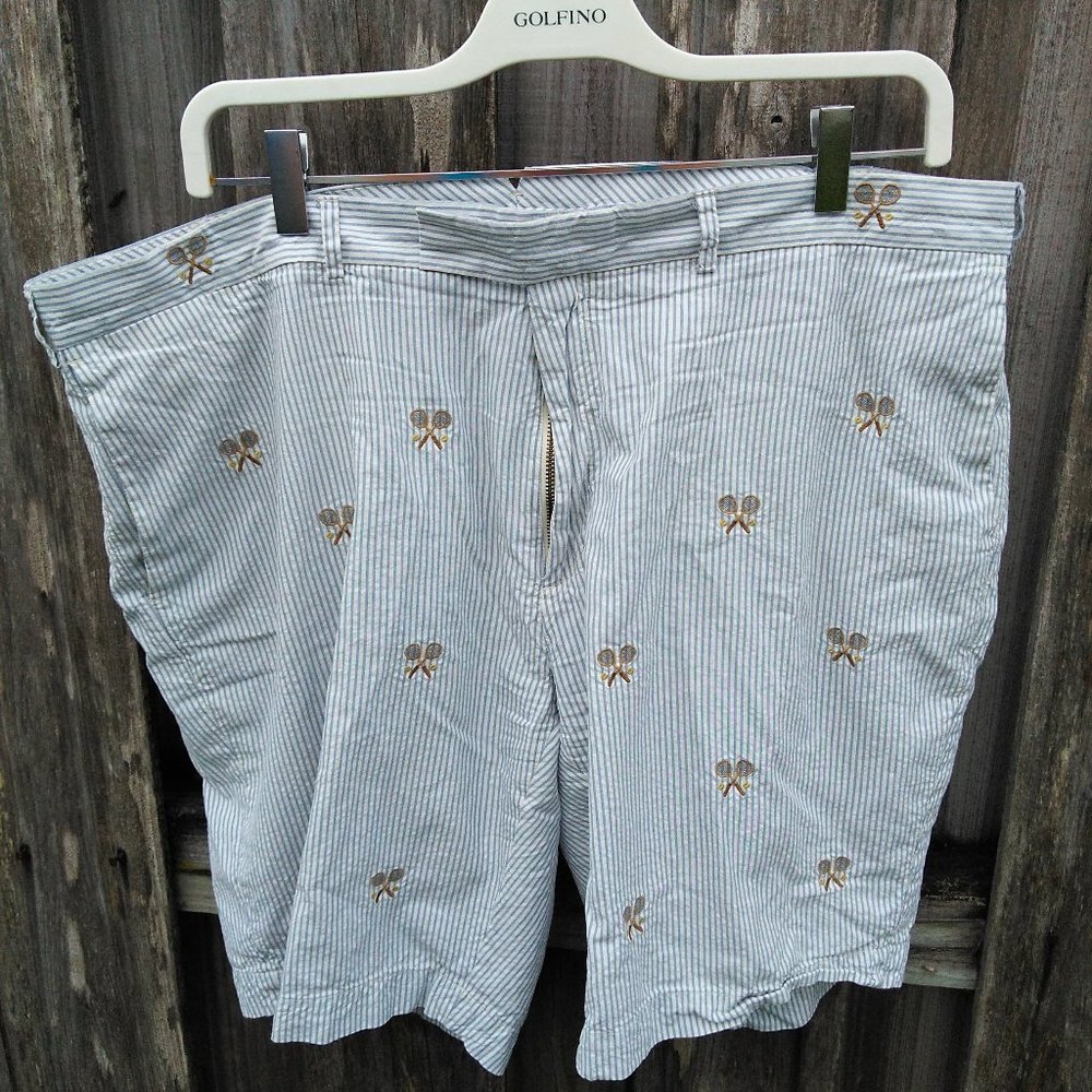 Polo Ralph Lauren embroidered tennis racket shorts